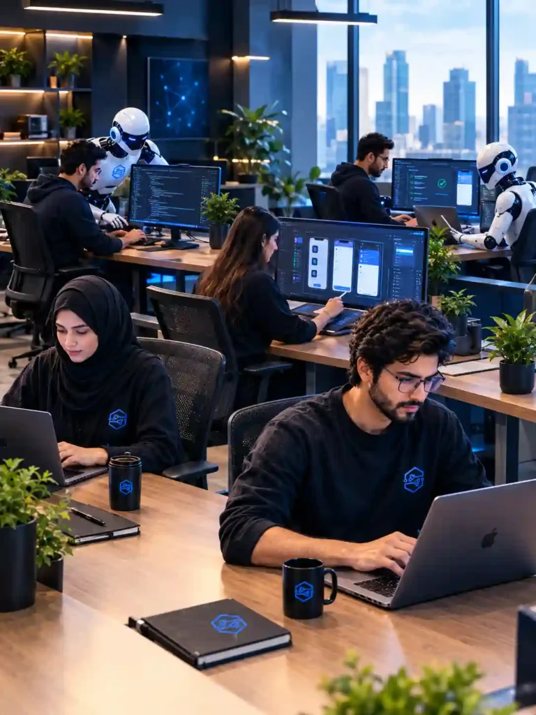 Dedicated development teams of senior engineers at ZTS Technologies working on client projects worldwide